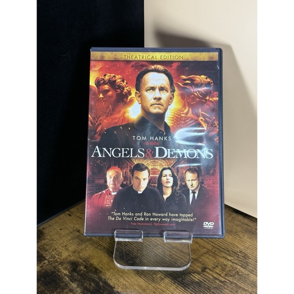 Other - Angels & Demons DVD Tom Hanks Theatrical Edition Mystery Thriller Movie Disc